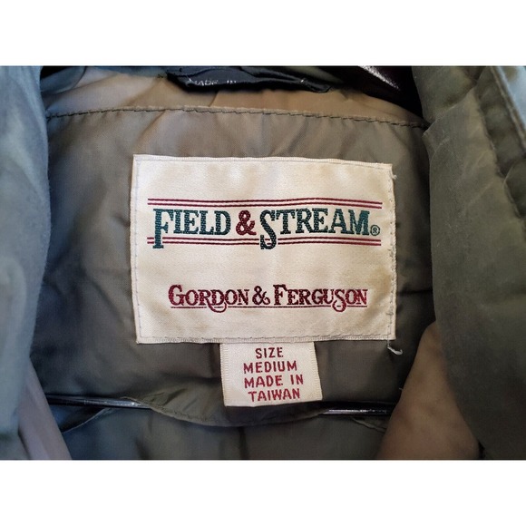 Vtg M Hunting Puffer Vest Field & Stream Gordon & Ferguson Fishing/Hiking Green - Picture 4 of 7